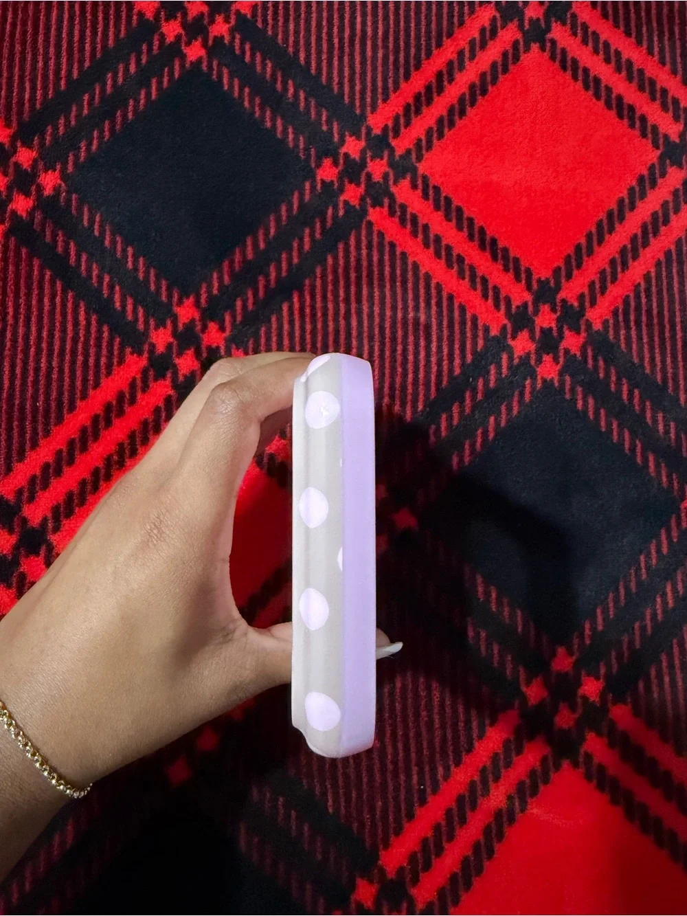 Velvet Caviar Pink Polka Dot MagSafe Phone Case- 17 Pro Max